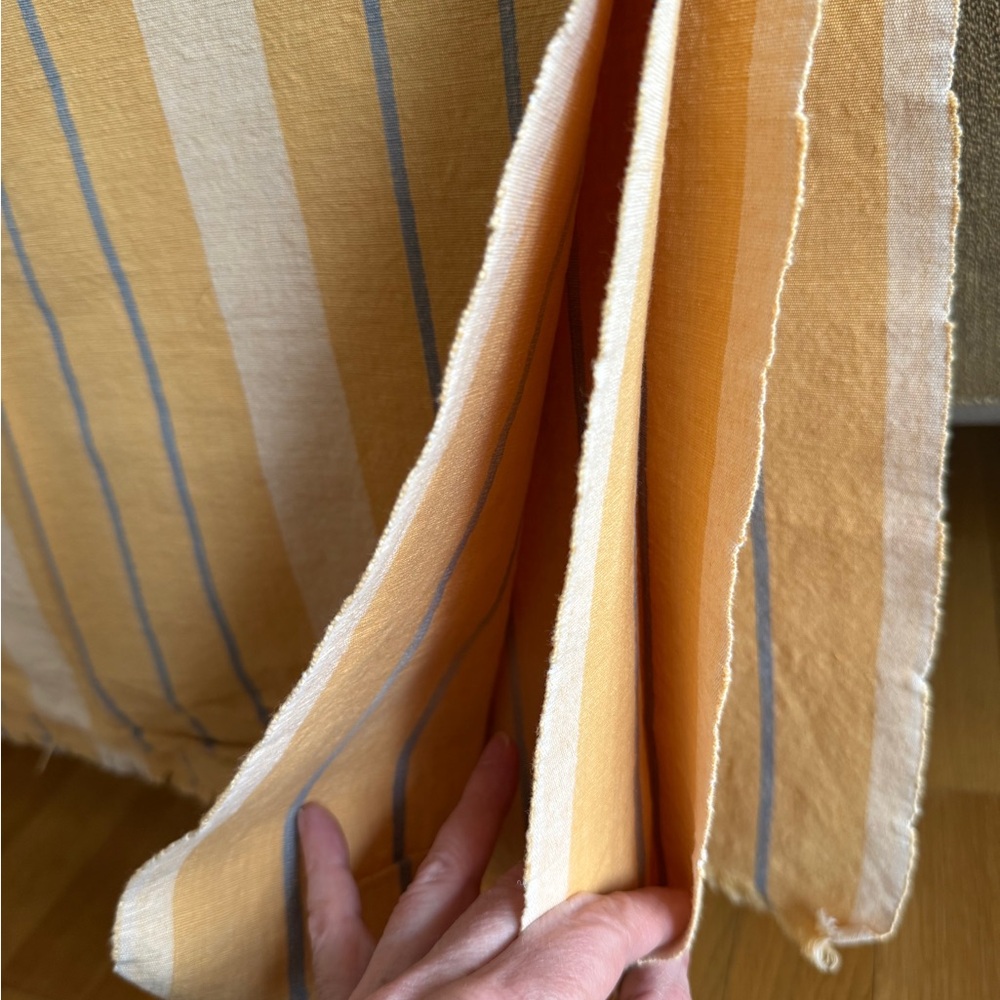 Cabana stripe fabric remnants - 4 pcs